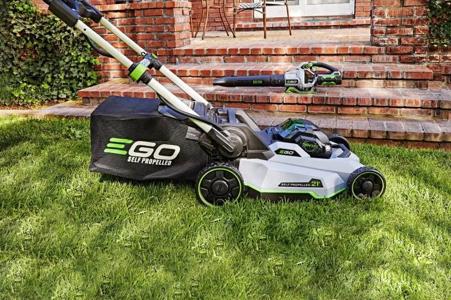 cordless battery lawn mower